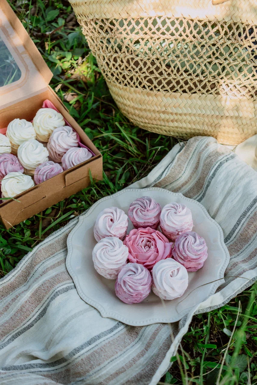 Zefir en cajita de regalo — Maripostres Costa Rica